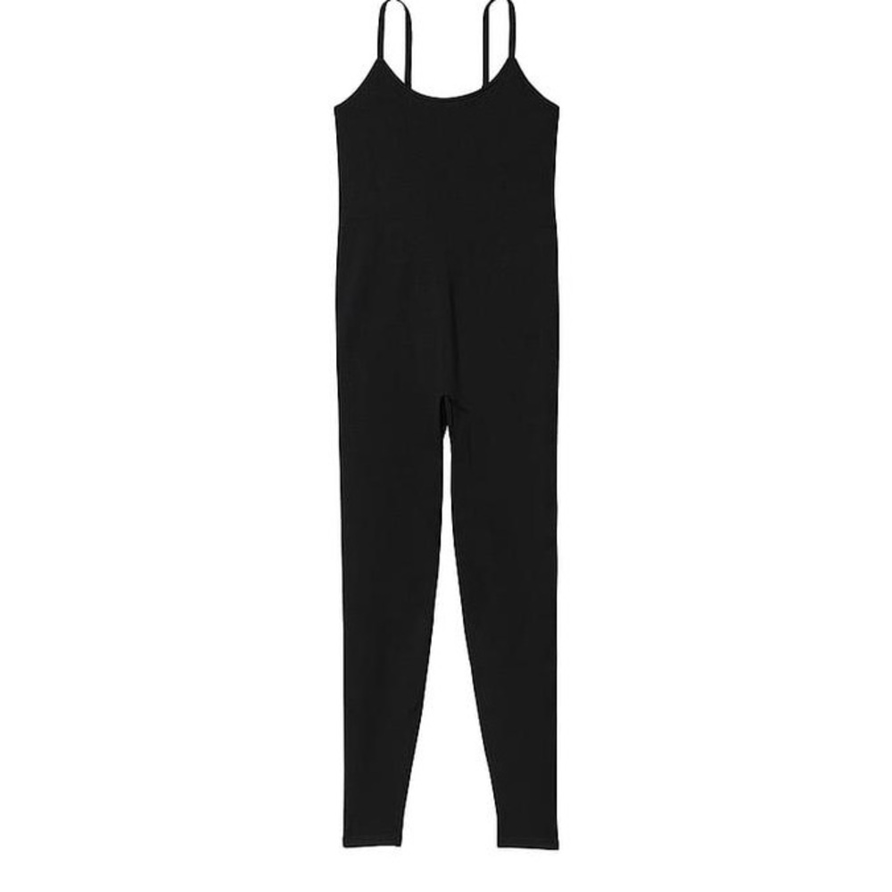 Pink Victoria’s Secret Soft seamless workout onesie adjustable Strap Bodysuit - Picture 3 of 12